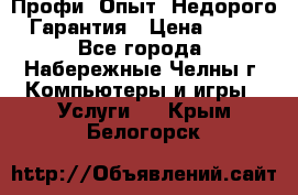 Профи. Опыт. Недорого. Гарантия › Цена ­ 100 - Все города, Набережные Челны г. Компьютеры и игры » Услуги   . Крым,Белогорск